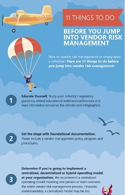 steps before vendor risk management