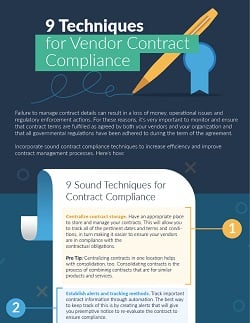vendor contract compliance techniques