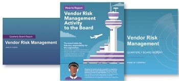 vendor risk management board reporting