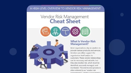 Vendor Risk Management Cheat Sheet