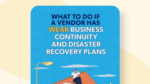 weak vendor business continuity disaster recovery plans what do