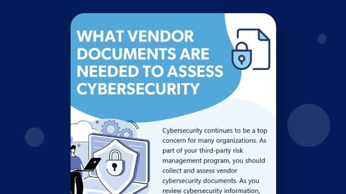 what vendor documents needed assess cybersecurity