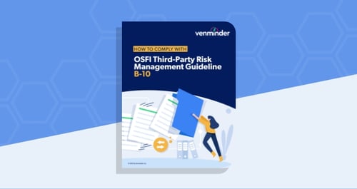 comply OSFI third-party risk management guideline B-10