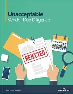 unacceptable vendor due diligence