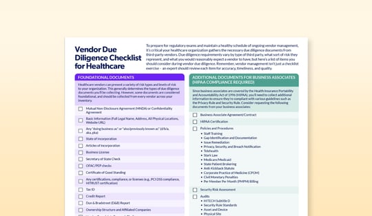 resources-checklist-vendor-due-diligence-checklist-for-healthcare