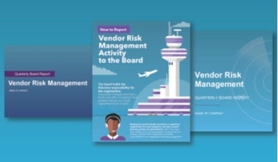 how report vendor risk management activity board 