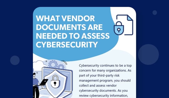 vendor documents needed assess cybersecurity