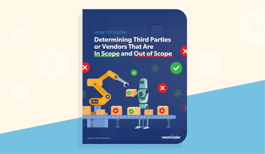 determining third parties vendors in scope out of scope