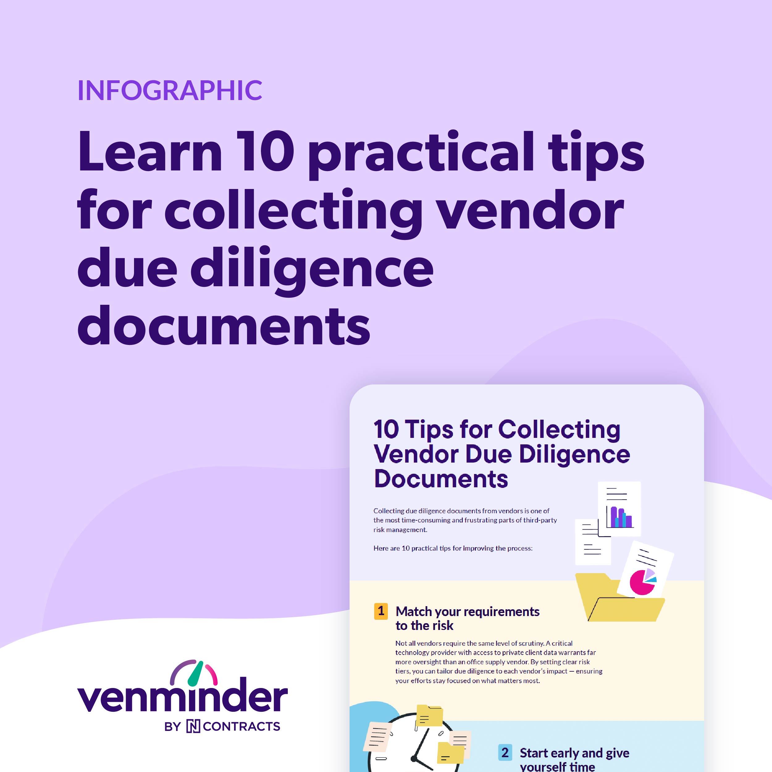 10 Tips for Collecting Vendor Due Diligence Documents
