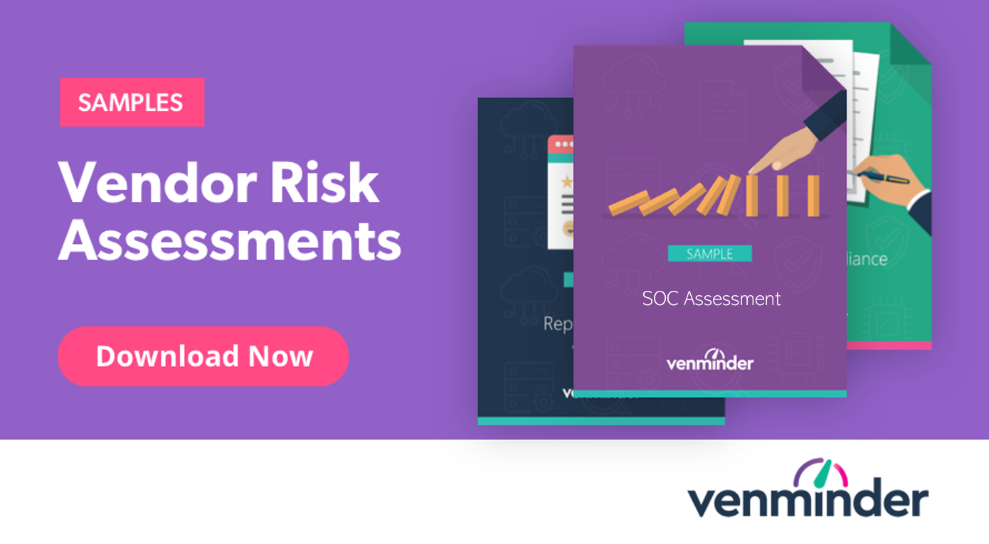 Download Venminder Sample Vendor Control Assessments